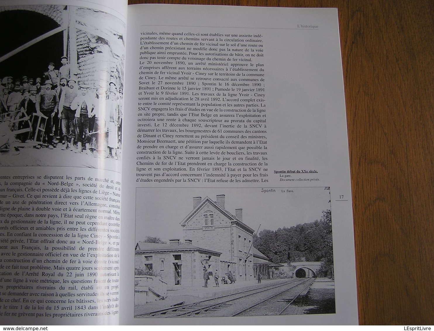 LE CHEMIN DE FER DU BOCQ Cinay Spontin Yvoir Régionalisme Evrehailles Chemins de Fer Industriels Carrières Pierre SNCB