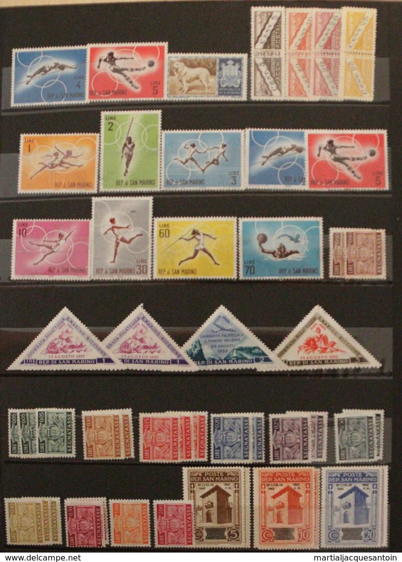 Saint Marin / San Marino 115  Timbres Différents Neufs - Collections, Lots & Series