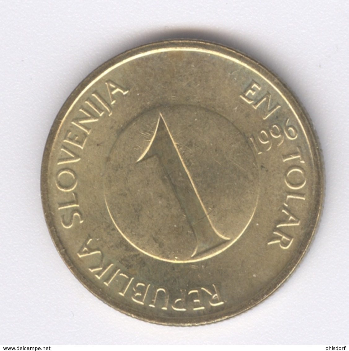 SLOVENIA 1996: 1 Tolar, KM 4 - Slovenia