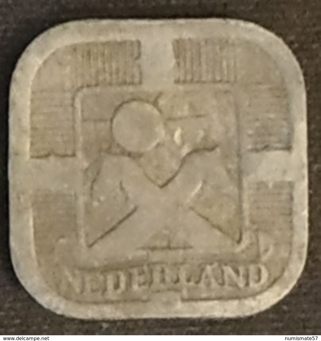 PAYS BAS - NEDERLAND - 5 CENTS 1941 - Wilhelmina - Occupation Allemande - KM 172 - 5 Cent