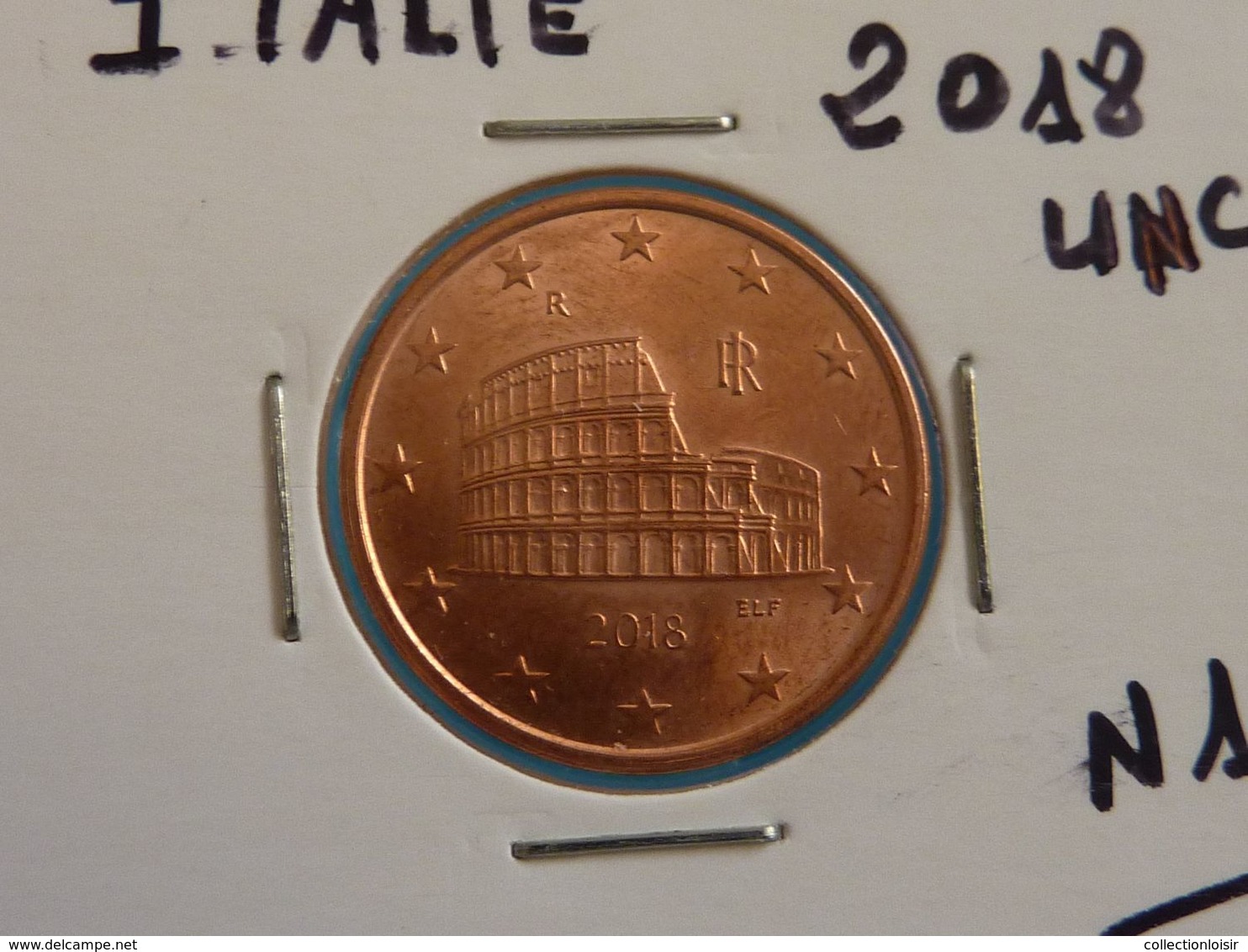 5 CENTIMES EURO ITALIE 2018 Unc ( 4 Photos ) - Italie