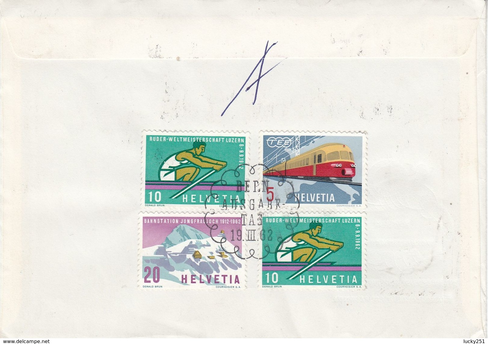 Suisse - 19/03/1962 - FDC - Propagande  - Lettre  Recommandée De Bern Pour Heerlen, Pays-Bas - Lettres & Documents