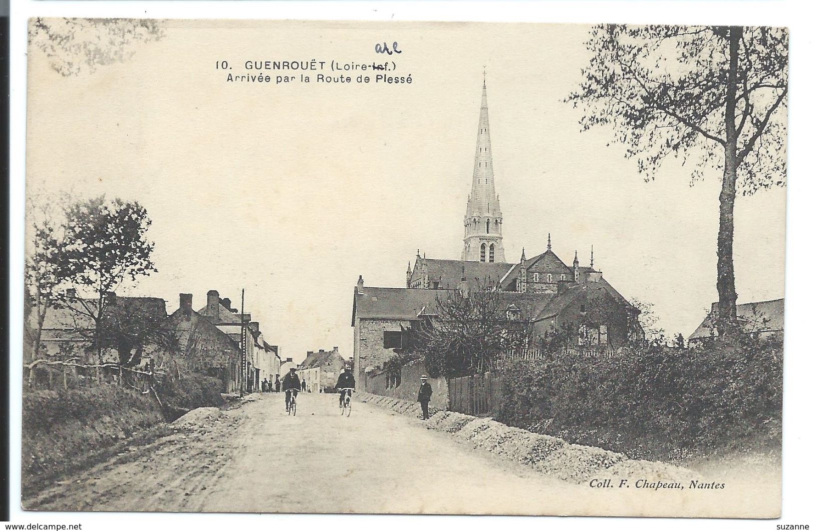 GUENROUET - Le BOURG - Arrivée Par La Route De Plessé - VENTE DIRECTE X - Guenrouet