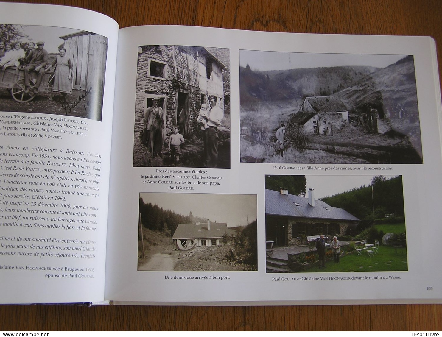 DES MOULINS ET DES HOMMES T 4 De l'Ardenne aux Portes de la Famenne Régionalisme Moulin Farine Scierie La Roche Hotton