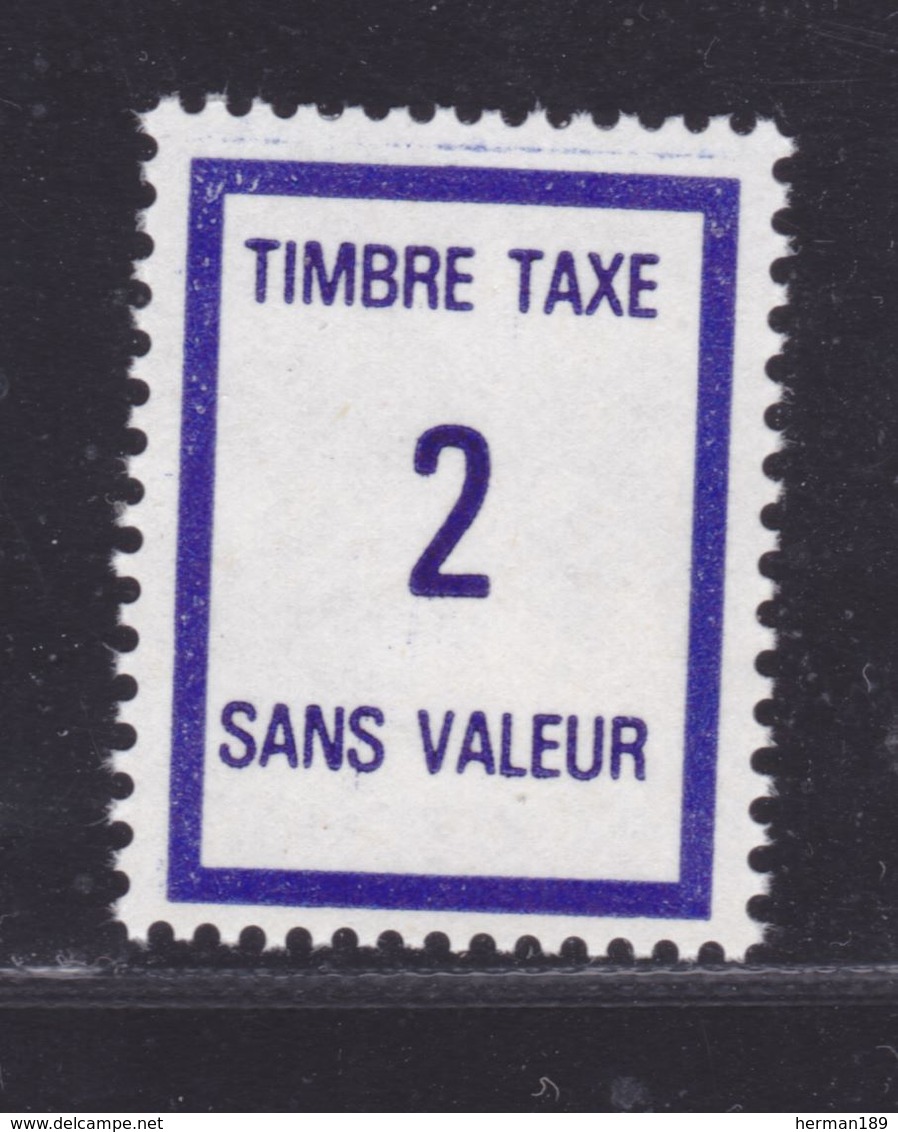 FRANCE FICTIF TAXE N° FT37 ** MNH Timbre Neuf Sans Charnière, TB - Phantom