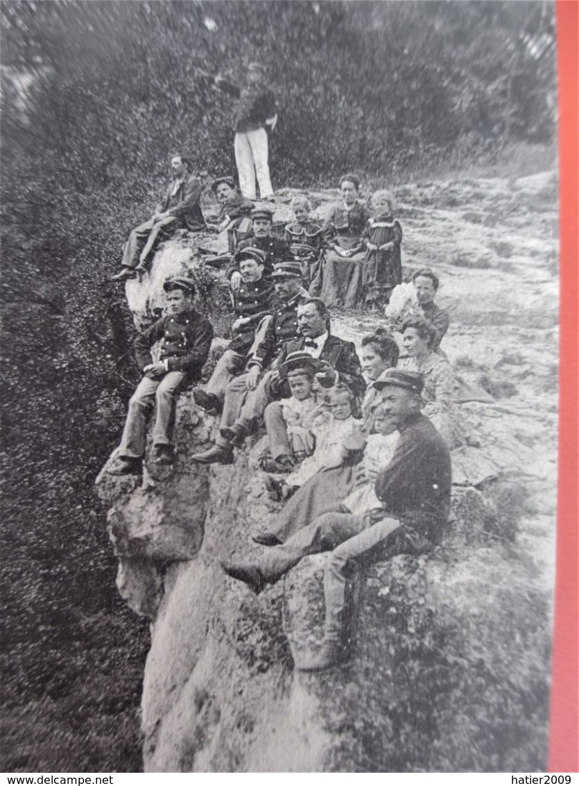 RARE !!!! PARC SURJOUX_LA DOUANE, Le Pont Et La Cascade De La Vézeronce_Animation Gros Plan DOUANIERS Avec Famille_1907 - Non Classés