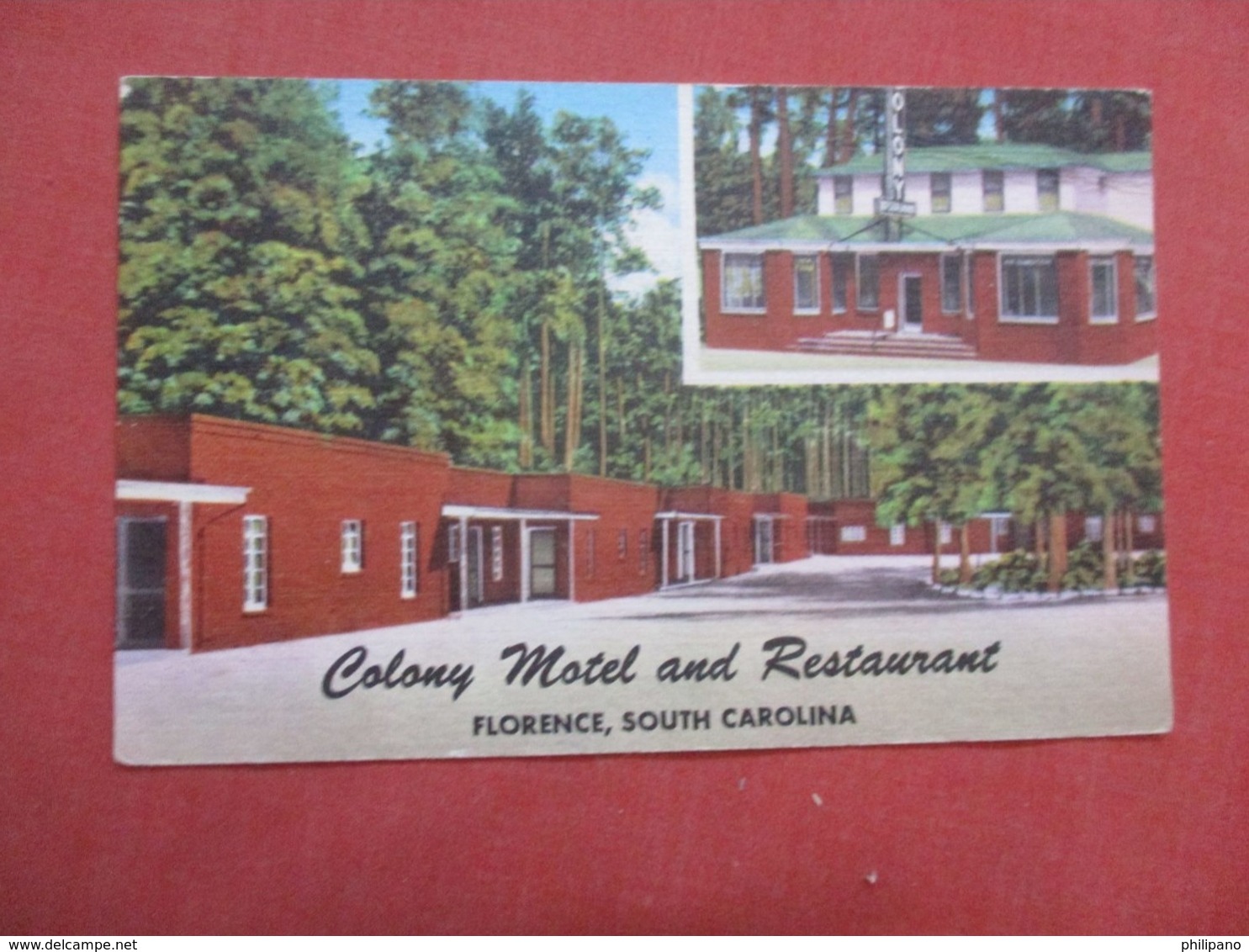 Colony Motel & Restaurant  South Carolina > Florence  Ref 4175 - Florence