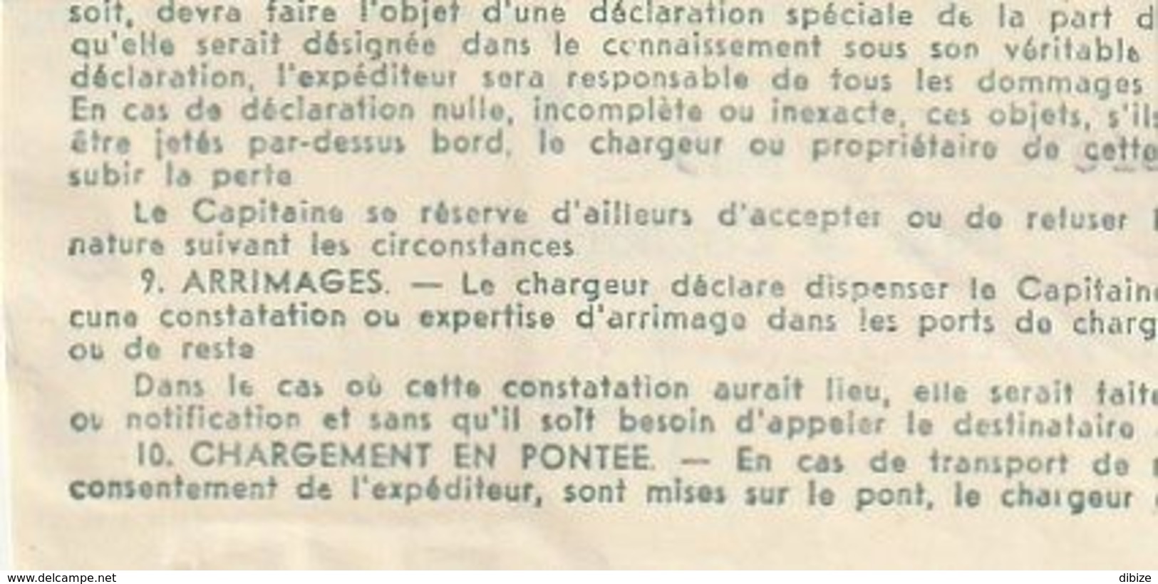 Hollande. Pays Bas. Fragment De Document Avec Vignette De Connaissements. 50 Centimes. 1955. - Fiscali