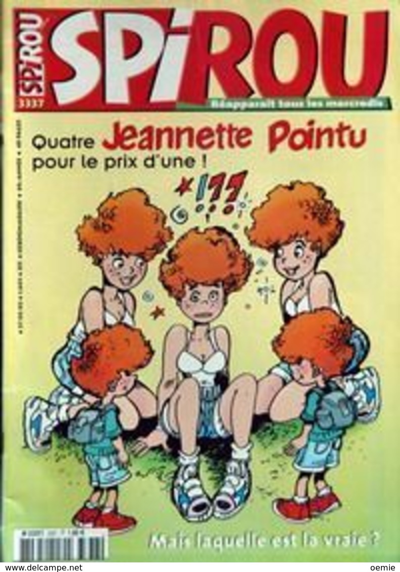 SPIROU  N°   3337  MARS  2002 - Spirou Et Fantasio