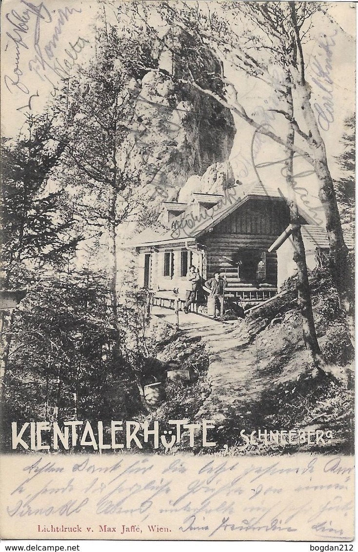 1901 - KLEINTALERHUTTE   Schneeberg , Gute Zustand, 2 Scan - Schneeberggebiet