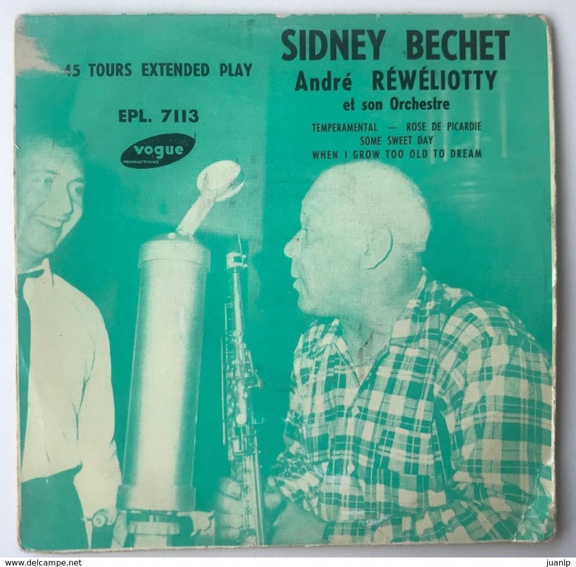 Vinyl 45 Tours - Sidney Bechet - André Réwéliotti Et Son Orchestre - Jazz