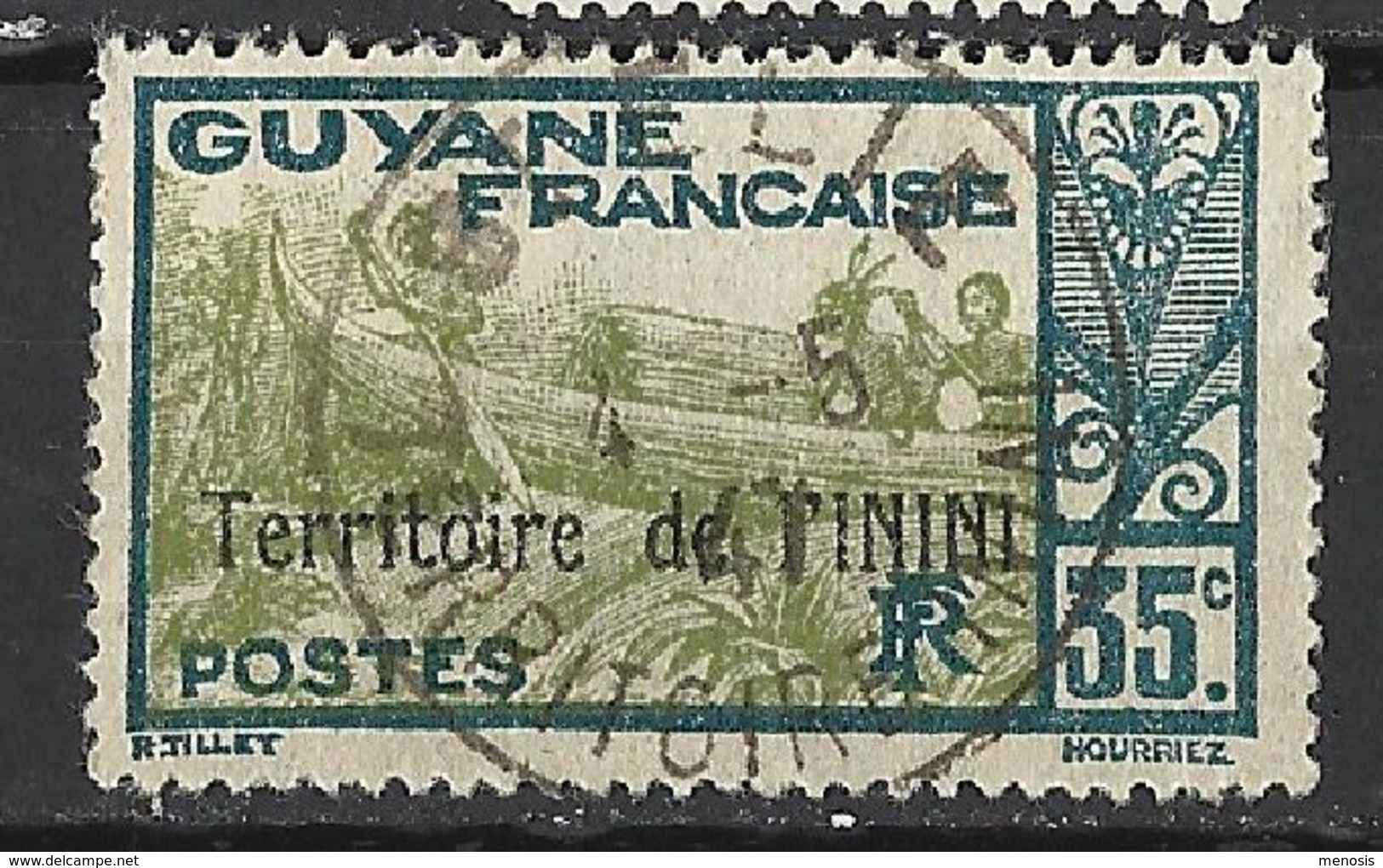 ININI N°10 Avec Cachet Rond St Elie - Used Stamps