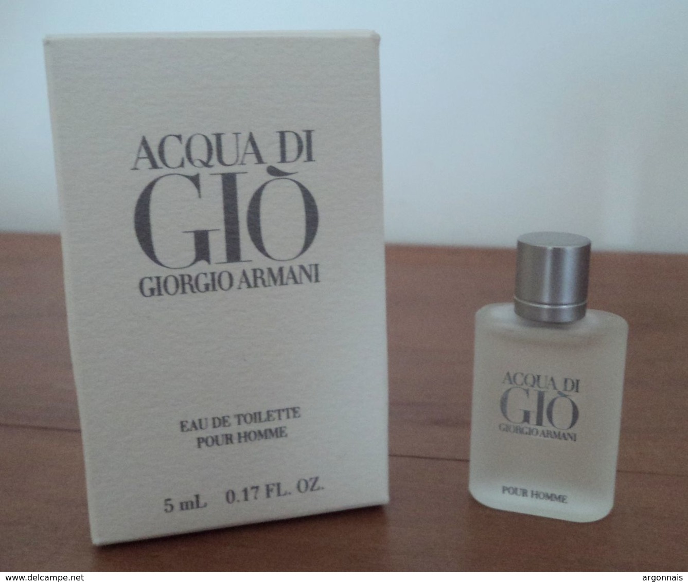 ACQUA DI GIO  DE GIORGIO ARMANI - Miniaturen Flesjes Heer (met Doos)