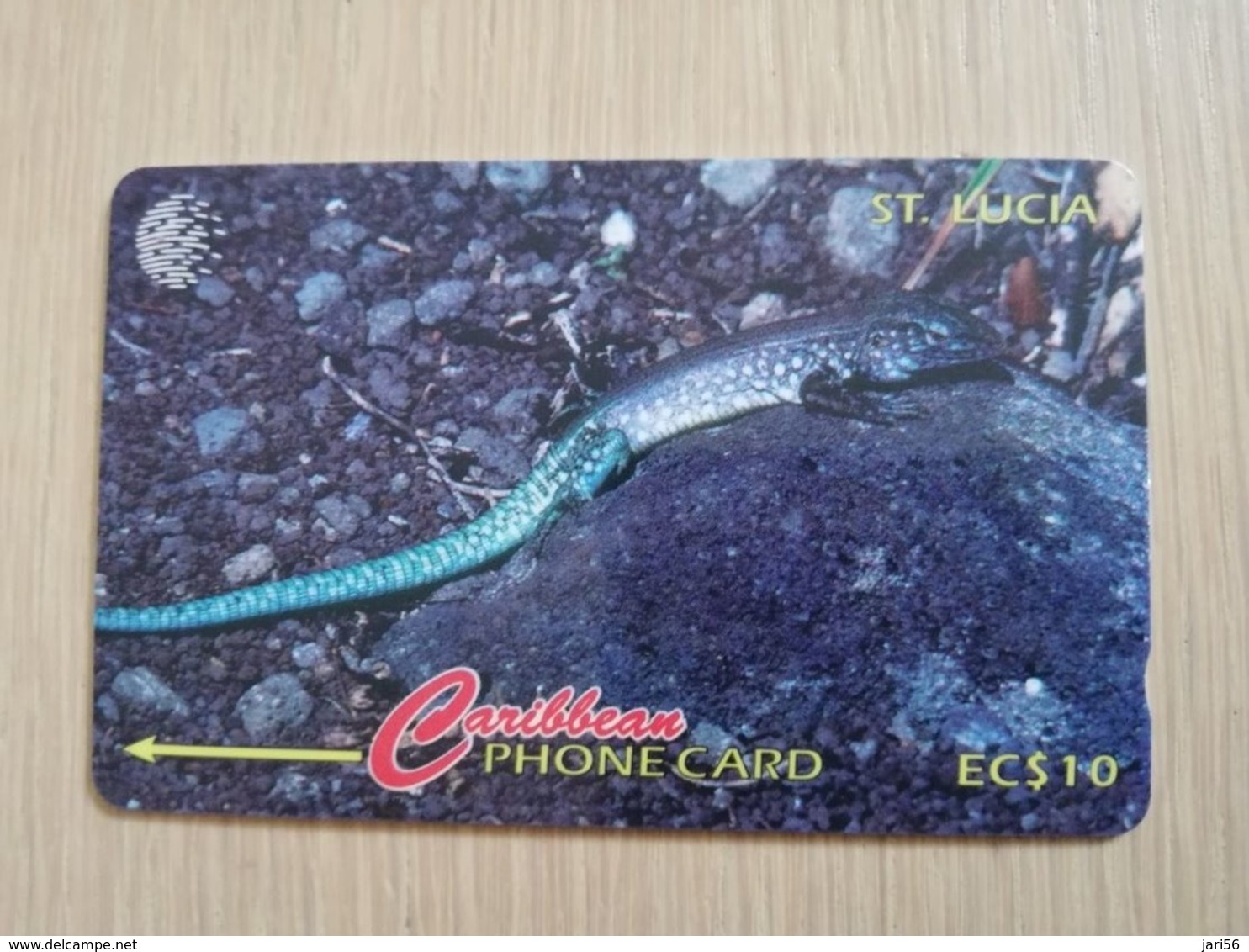 ST LUCIA    $ 10   CABLE & WIRELESS  STL-201A  201CSLA        Fine Used Card ** 2446** - Saint Lucia