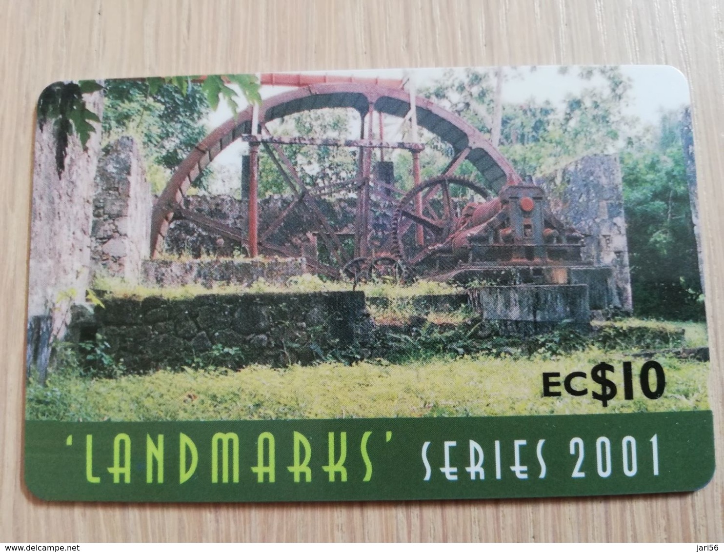 ST LUCIA    $ 10   CABLE & WIRELESS  STL-337G   337CSLG  LANDMARKS SERIES       Fine Used Card ** 2468** - Saint Lucia