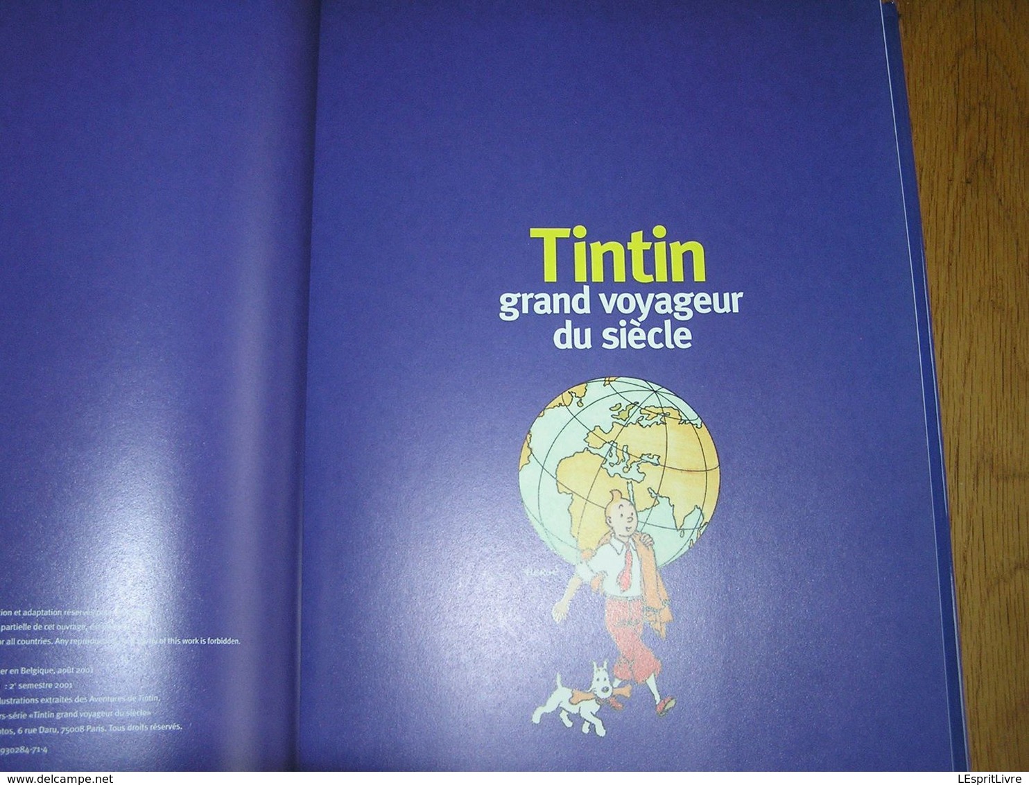 L'ALBUM GEO Tintin Grand Voyageur Du Siècle Hergé Milou Tournesol Haddock Monde Bandes Dessinées BD - Dossiers De Presse