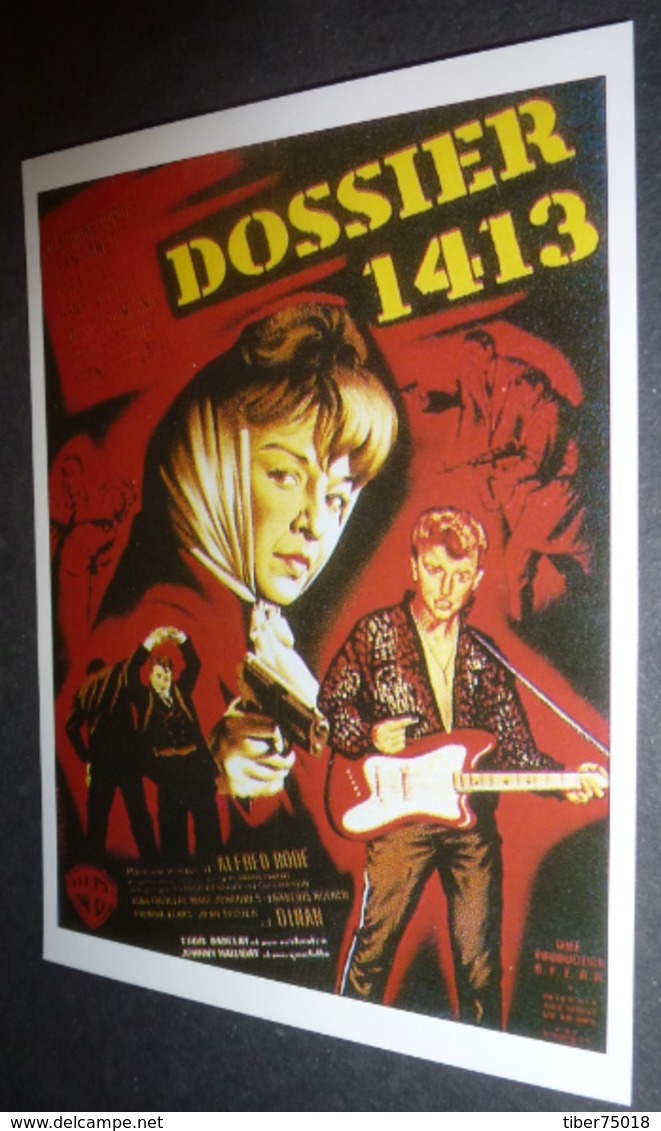 Carte Postale : Johnny Hallyday (film Cinéma Affiche) Dossier 1413 - Manifesti Su Carta
