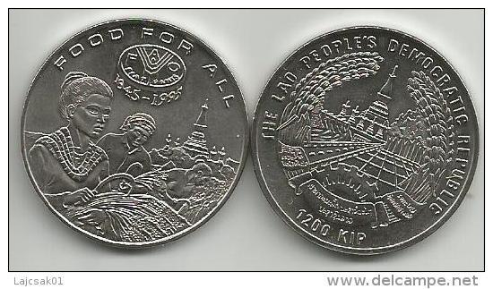 Laos 1200 Kip 1995. UNC FAO - Laos