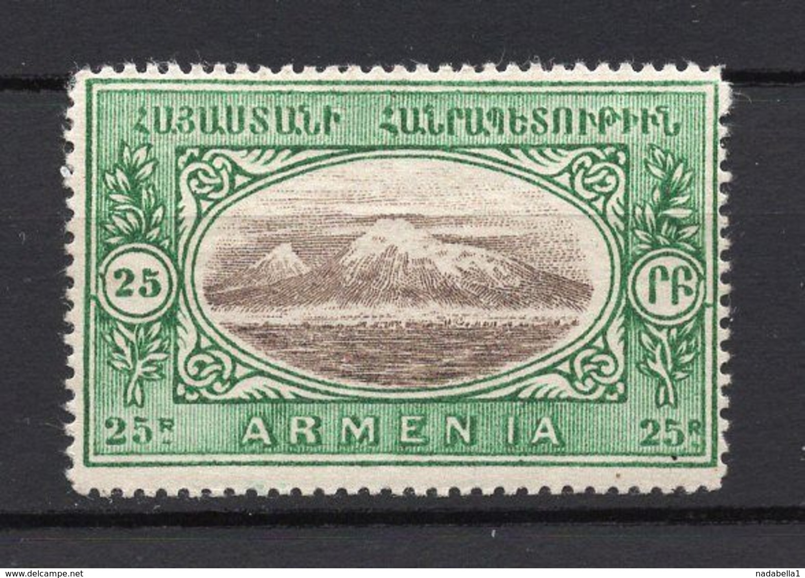 1920s ARMENIA, 25 R, POSTAL STAMP, MNH - Armenia