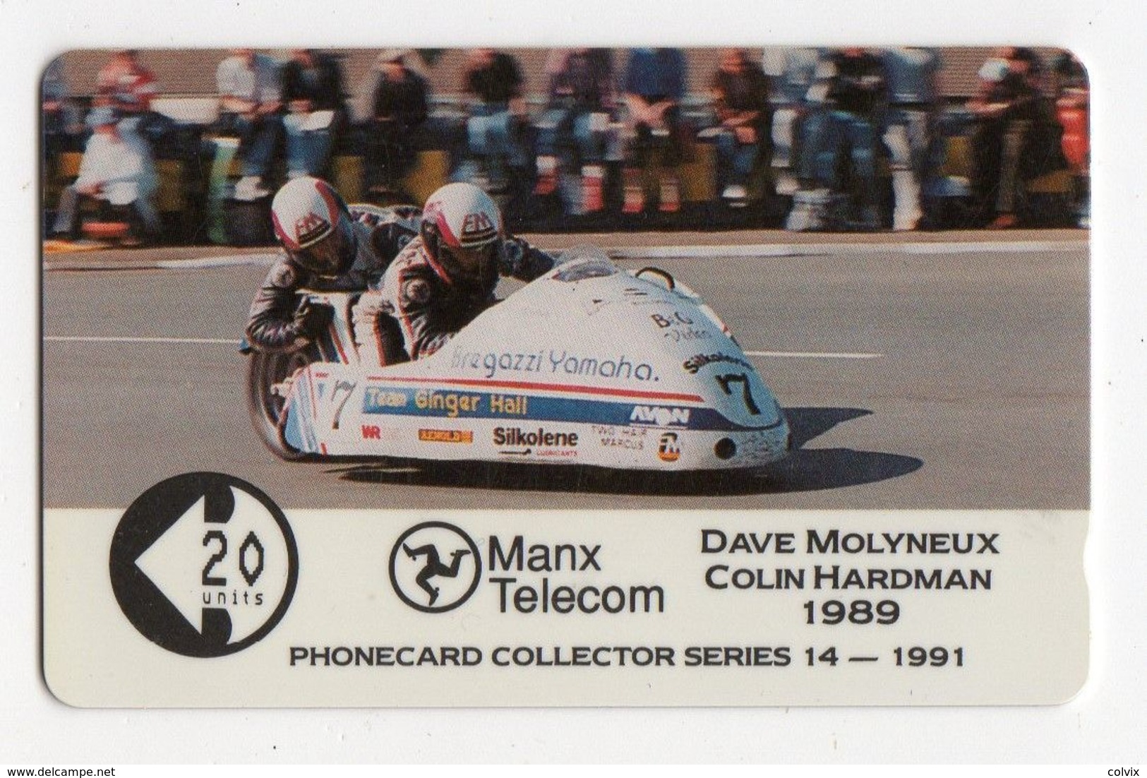 ILE De MAN 20U MANX TELECOM DAVE MOLYNEUX Et COLIN HARDMAN  910MB - Man (Isle Of)