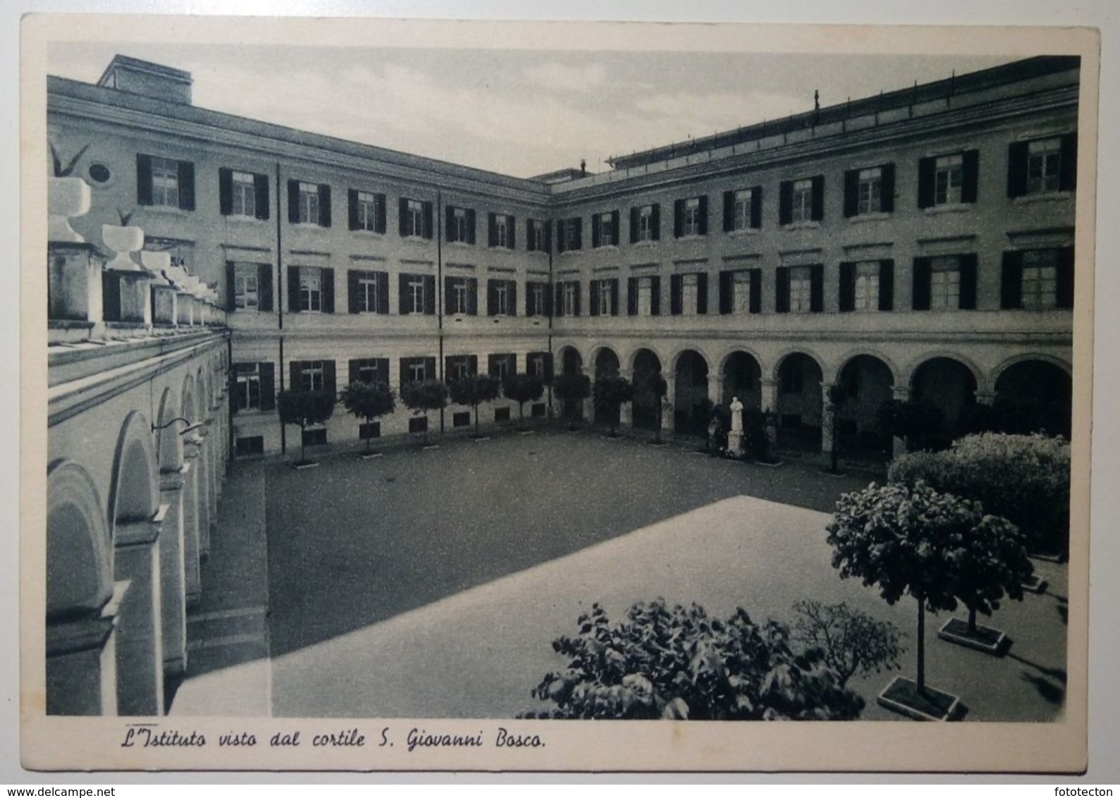 Roma - Istituto Figlie Di Maria Ausiliatrice - Cortile S. Giovanni Bosco - 1937 - Education, Schools And Universities