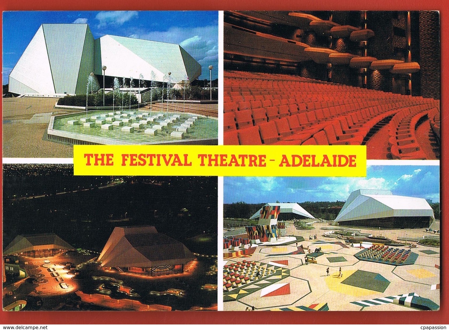 ADELAIDE-SOUTH AUSTRALIA- The Festival Théatre- -Multivues- Circulée 1979 -Stamp Pied Oystercatcher - Adelaide
