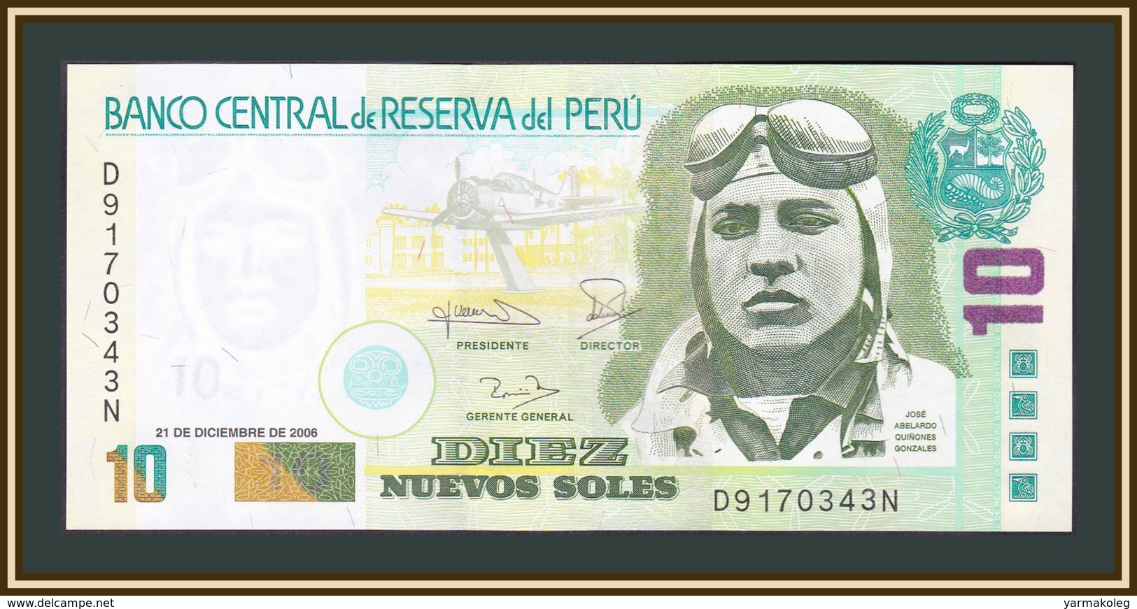 Peru 10 Soles 2006 P-179 (179b) UNC - Pérou