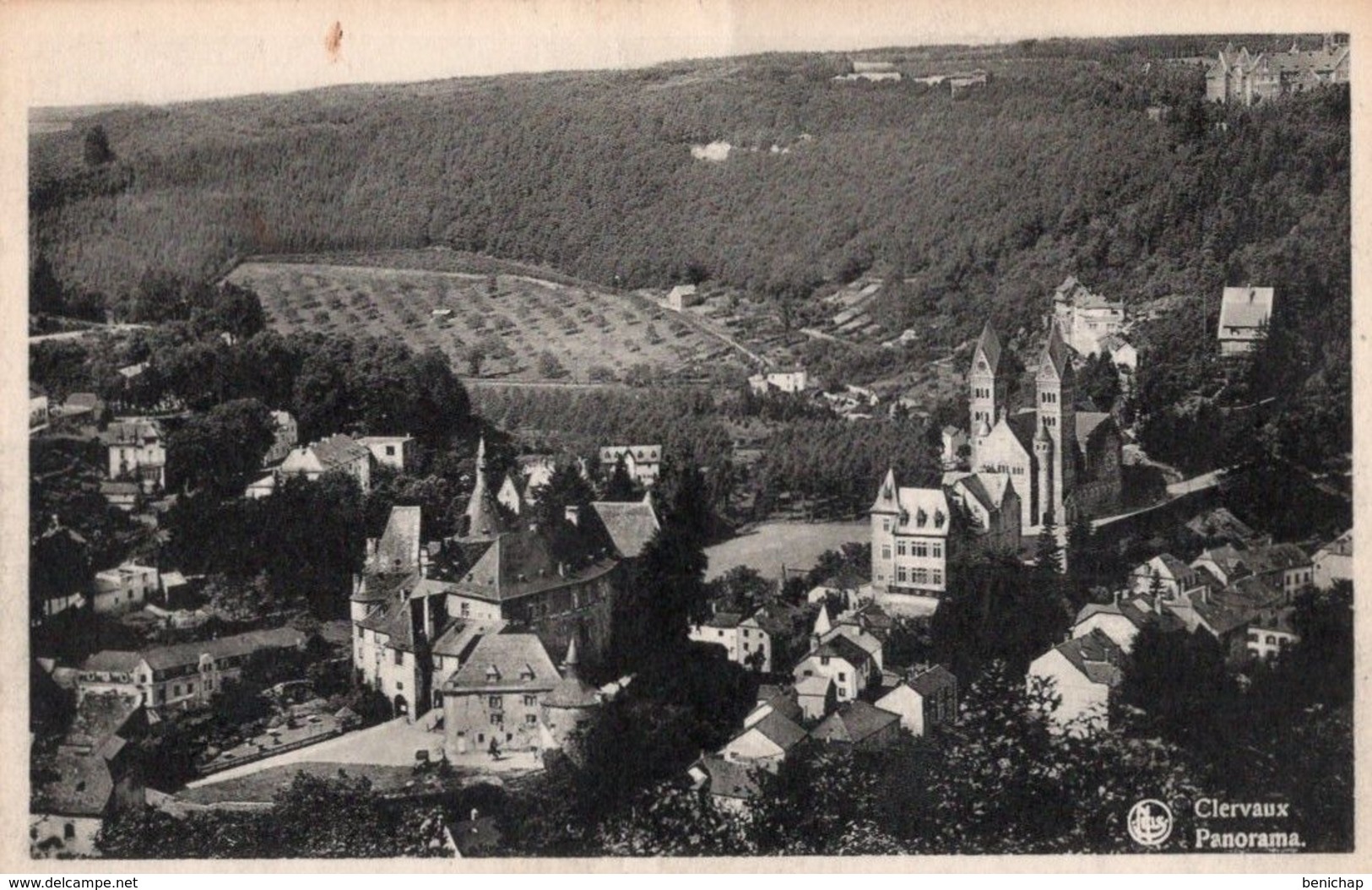 CPA NELS - CLERVAUX - PANORAMA - NEUVE - NON VOYAGEE. - Clervaux