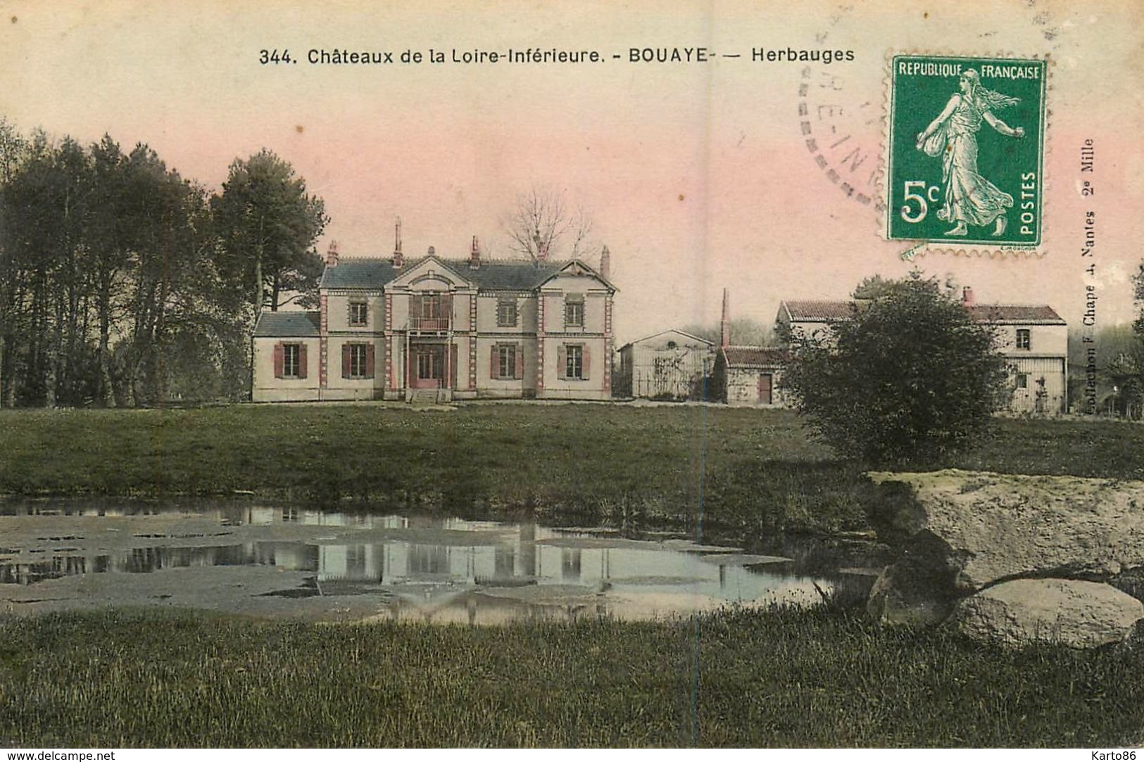 Bouaye * Herbauges * Chateaux De La Loire Inférieure N°344 - Bouaye