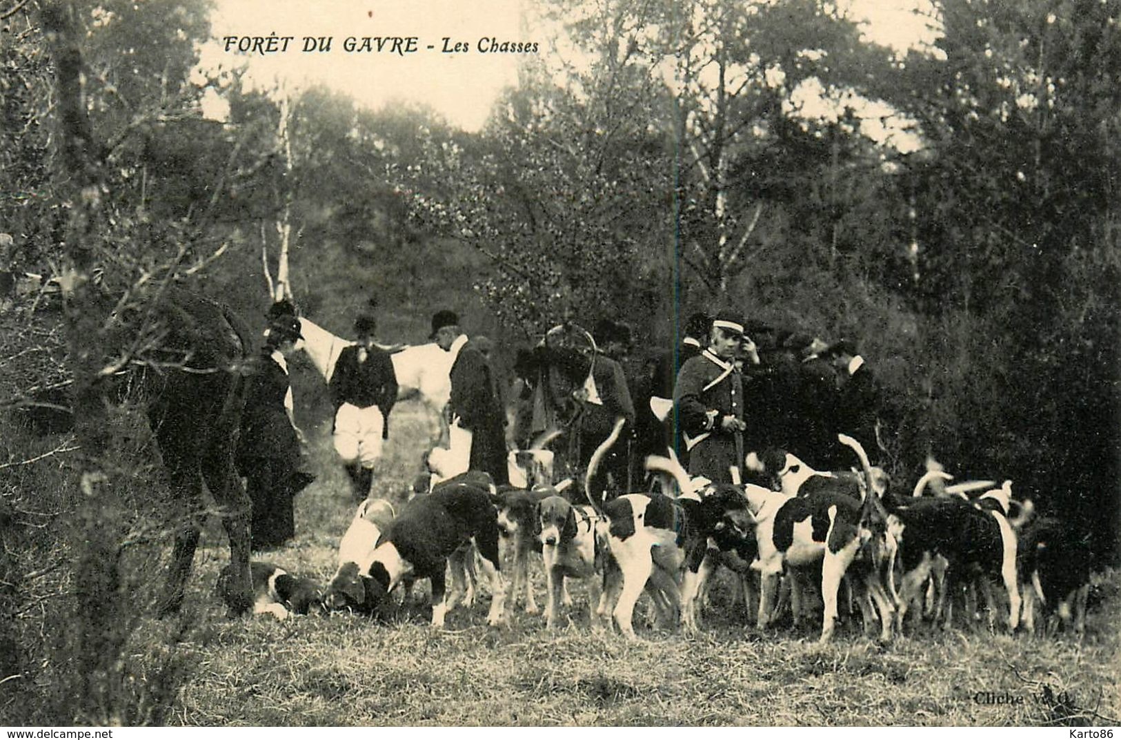 Le Gavre * Les Chasses * Forêt Du Gâvre * Thème Chasse à Curre Chasseurs Chiens Chasse - Le Gavre