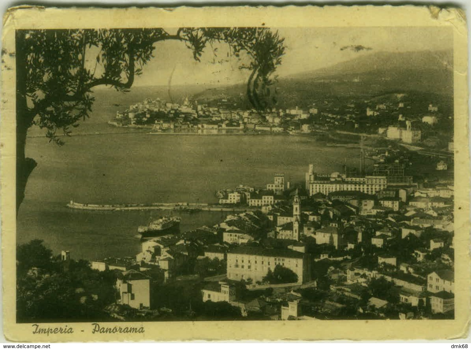 IMPERIA - PANORAMA - EDIZIONE ANGELI - SPEDITA 1952 ( BG4339) - Imperia