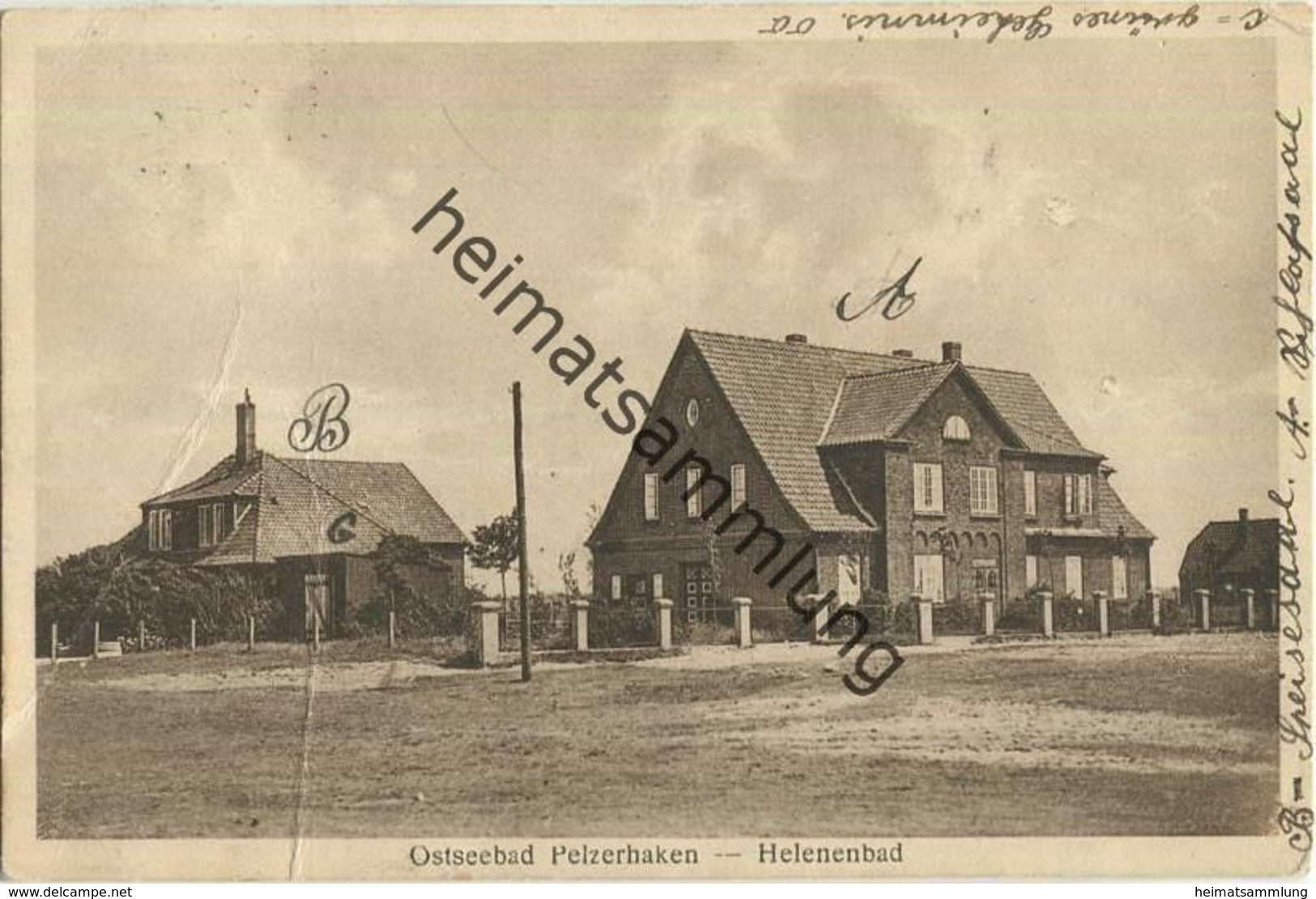 Ostseebad Pelzerhaken - Helenenbad - Verlag G. Block Neustadt - Gel. 1928 - Neustadt (Holstein)