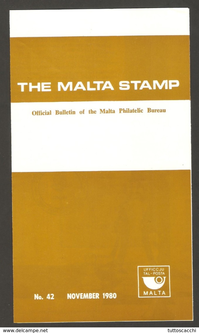 Malta 1980 - Chess Information Brochure For The Chess Stamp Series - Ajedrez