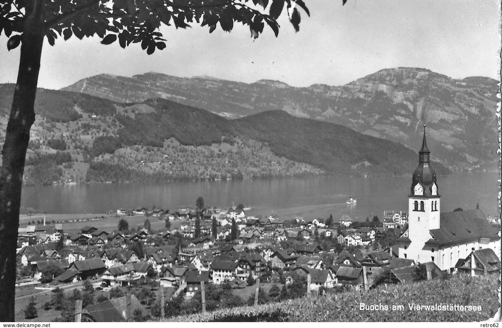 BUOCHS → Fotokarte Vor Dem Bauboom Anno 1964 - Buochs