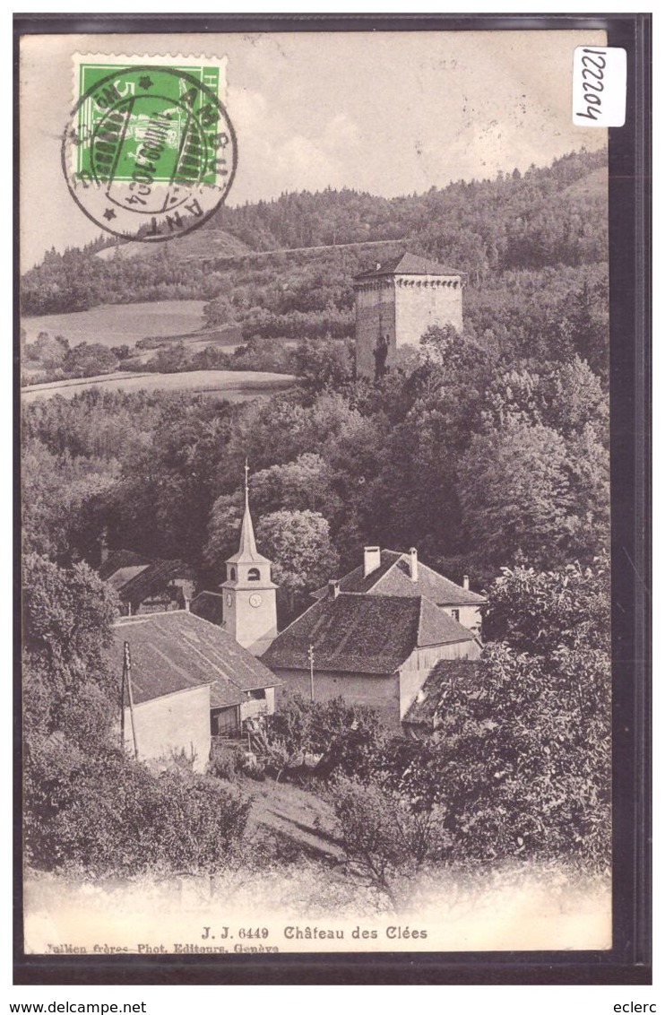 DISTRICT D'ORBE -  CHATEAU DES CLEES - TB - Les Clées