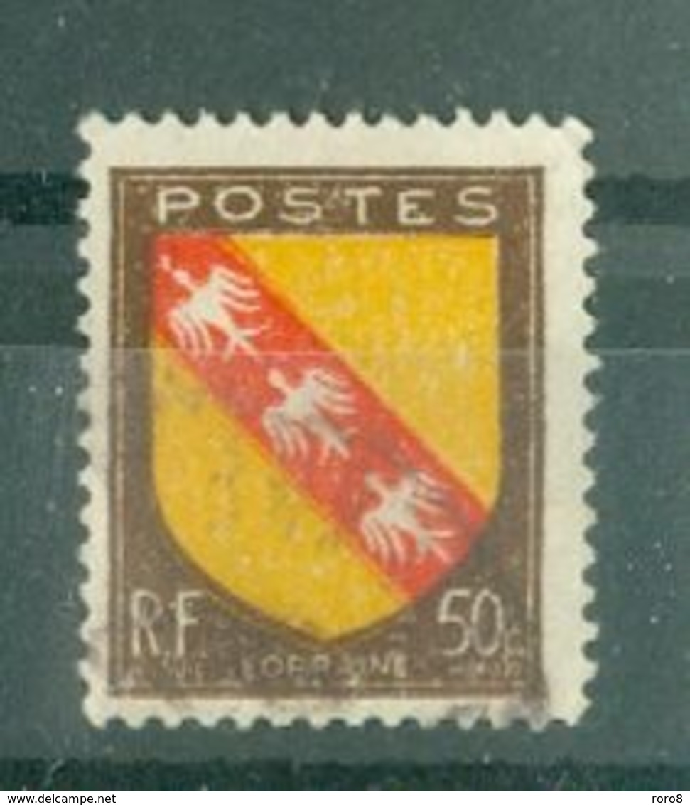 FRANCE - N° 757 Oblitéré - Armoiries De Provinces (III). Lorraine. - 1941-66 Escudos Y Blasones