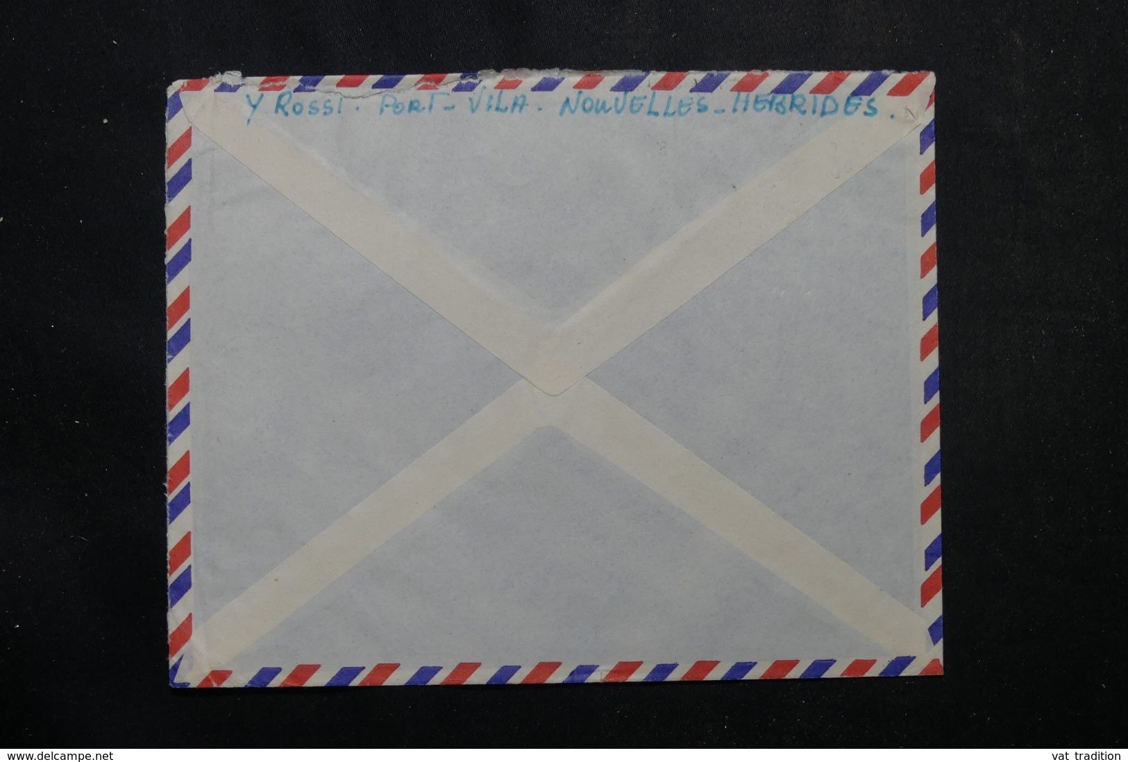 NOUVELLE HÉBRIDES - Enveloppe De Port Vila Pour Paris En 1951  , Affranchissement Plaisant - L 63833 - Cartas & Documentos