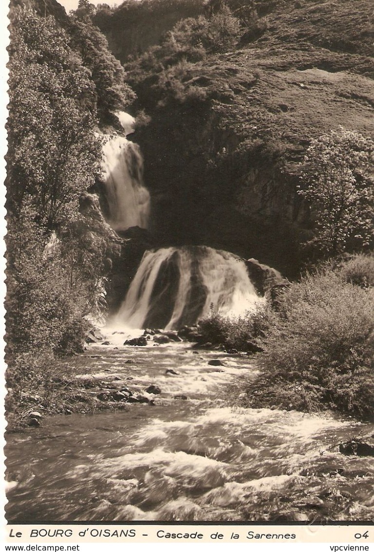 BOURG-D'OISANS . CASCADE DE LA SARENNES  . CPM . - Bourg-d'Oisans