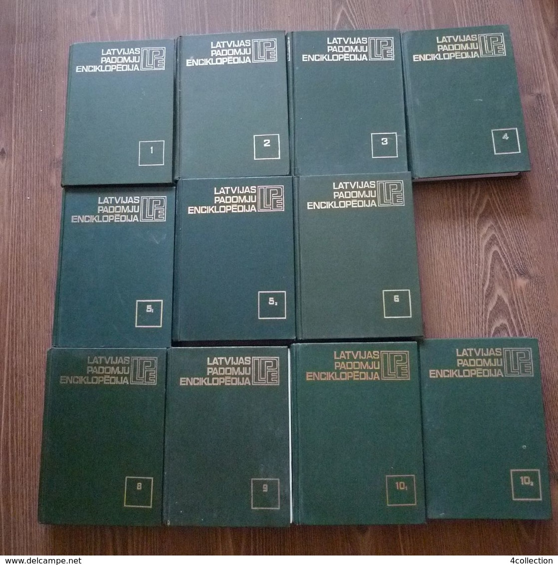 LPE Riga 1981 Old Illustrated Book Soviet Latvia ENCYCLOPAEDIA 11psc. Volumes Latvian Set Of Books - Enzyklopädien