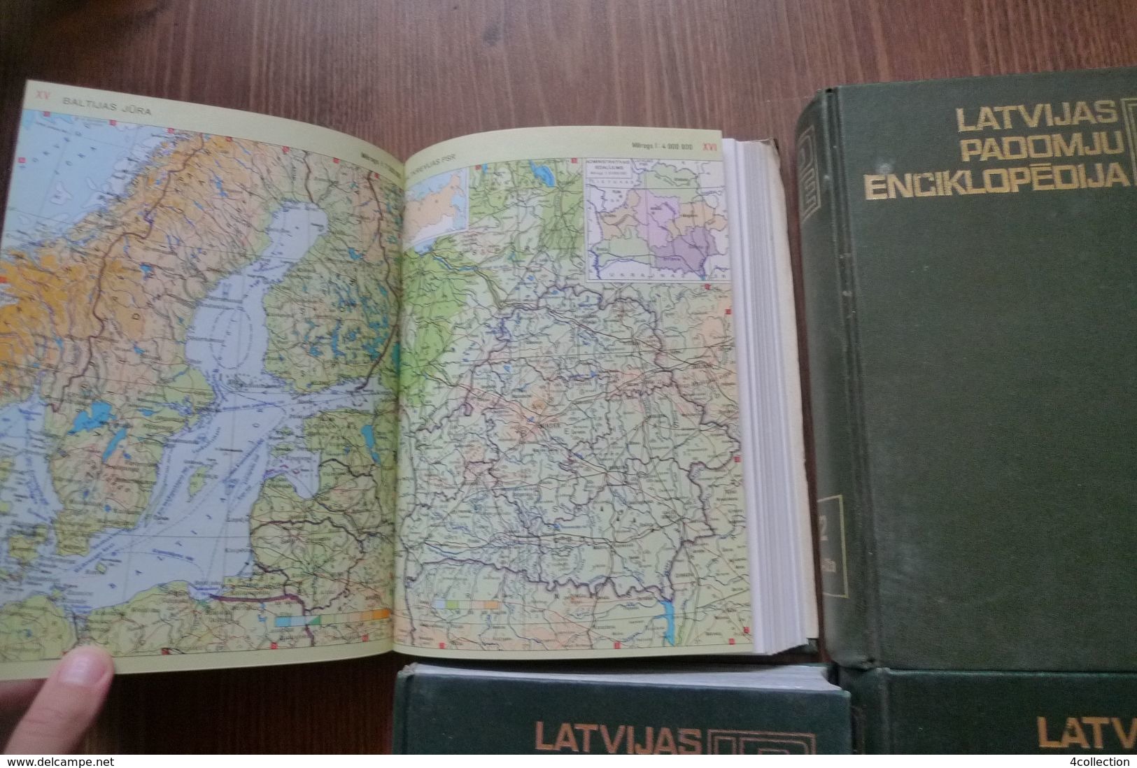 LPE Riga 1981 Old Illustrated Book Soviet Latvia ENCYCLOPAEDIA 11psc. Volumes Latvian set of books