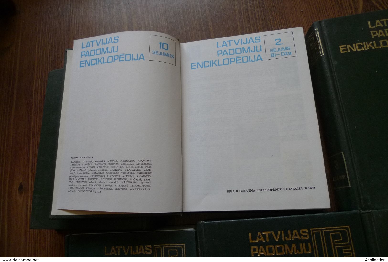 LPE Riga 1981 Old Illustrated Book Soviet Latvia ENCYCLOPAEDIA 11psc. Volumes Latvian set of books