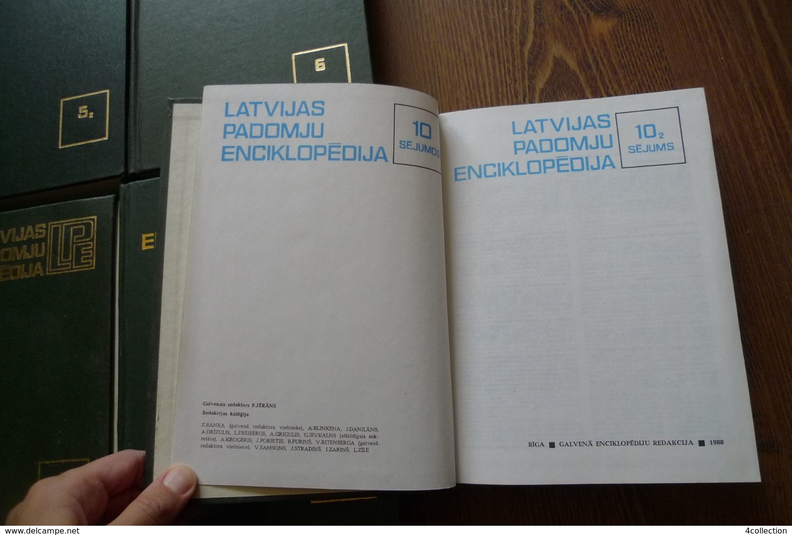 LPE Riga 1981 Old Illustrated Book Soviet Latvia ENCYCLOPAEDIA 11psc. Volumes Latvian set of books