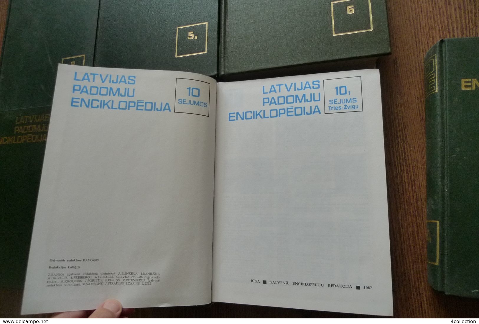 LPE Riga 1981 Old Illustrated Book Soviet Latvia ENCYCLOPAEDIA 11psc. Volumes Latvian set of books