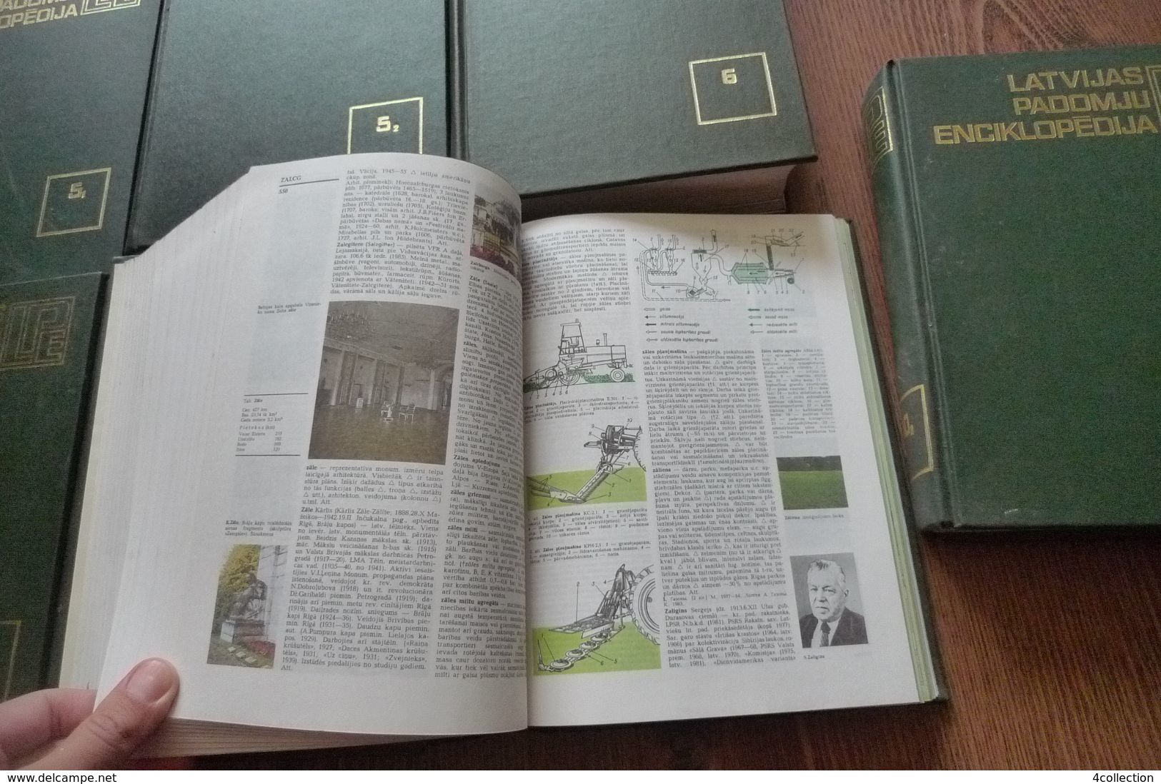 LPE Riga 1981 Old Illustrated Book Soviet Latvia ENCYCLOPAEDIA 11psc. Volumes Latvian set of books