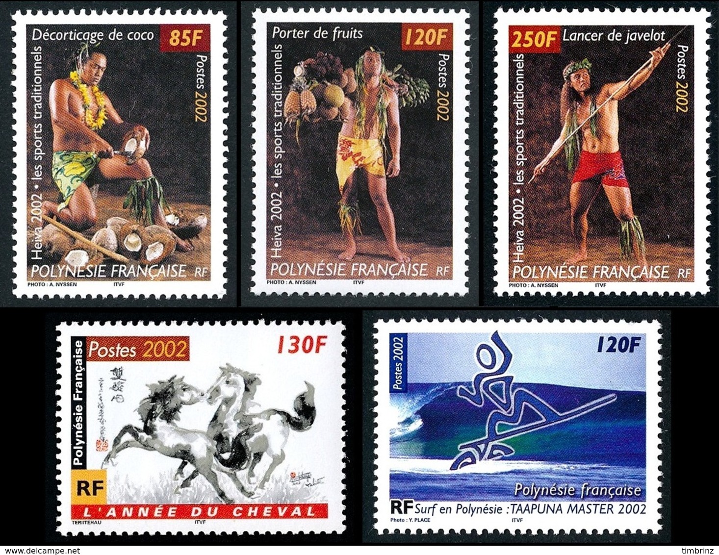 POLYNESIE Année complète 2002 + BF (NEUF ** MNH) : Yv. 656 à 681 + BF 28  (27 tp)  ..Réf.POL25070