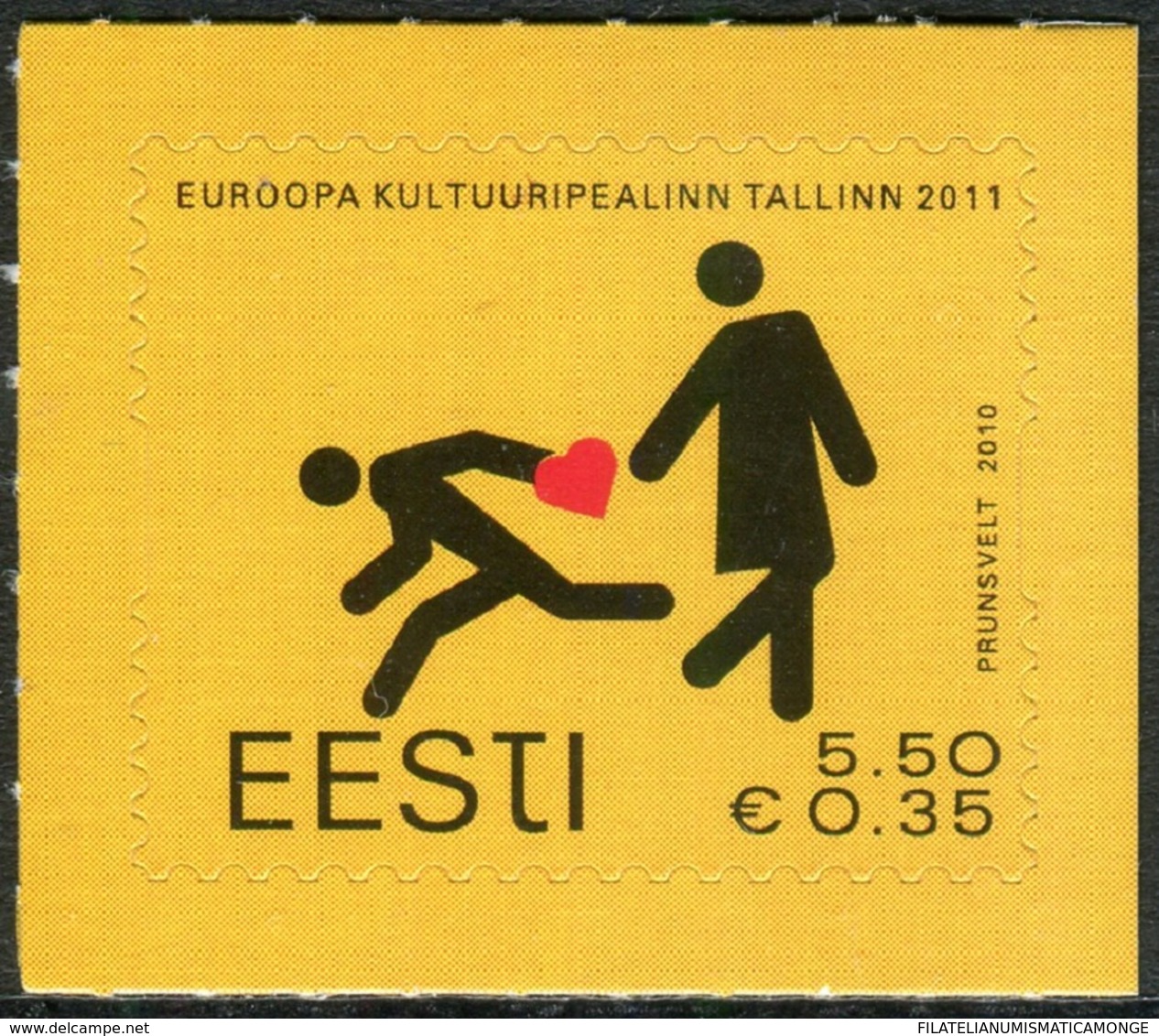 Estonia 2010  Correo Yvert Nº  624 ** Tallin. Capital Europea De La Cultura (ad - Estonie