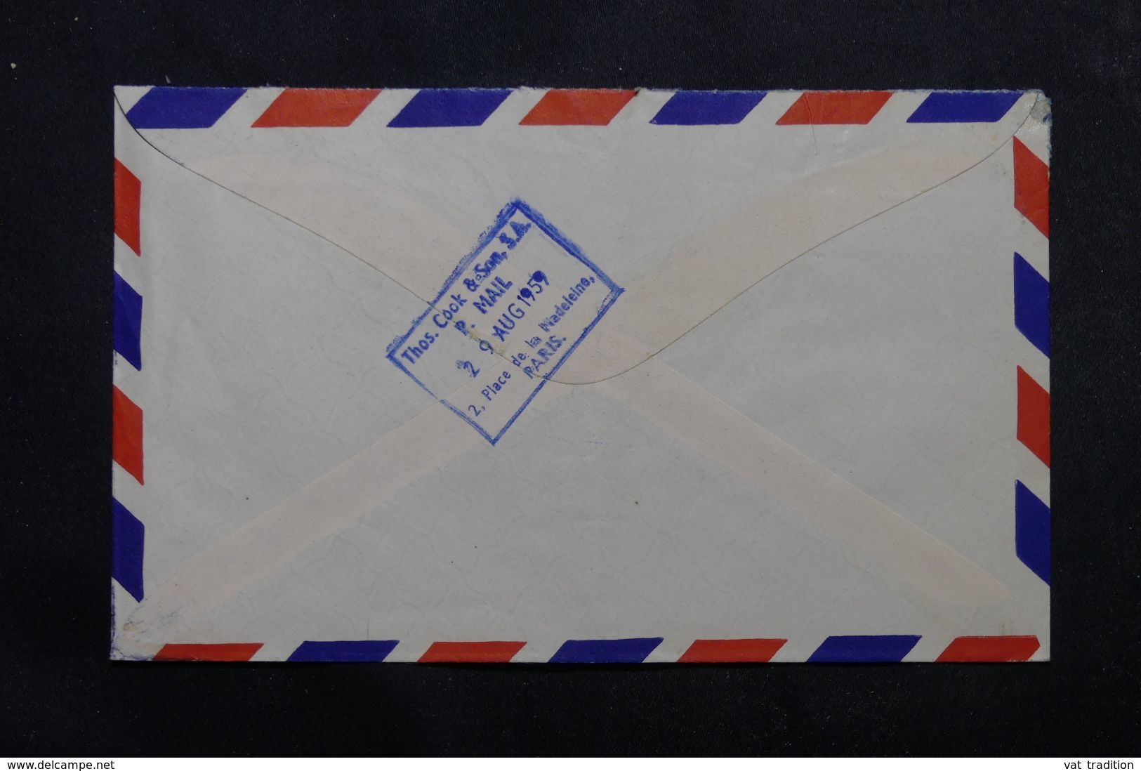 NOUVELLE HÉBRIDES - Enveloppe De Santo Pour La France En 1959 , Affranchissement Plaisant - L 63884 - Storia Postale