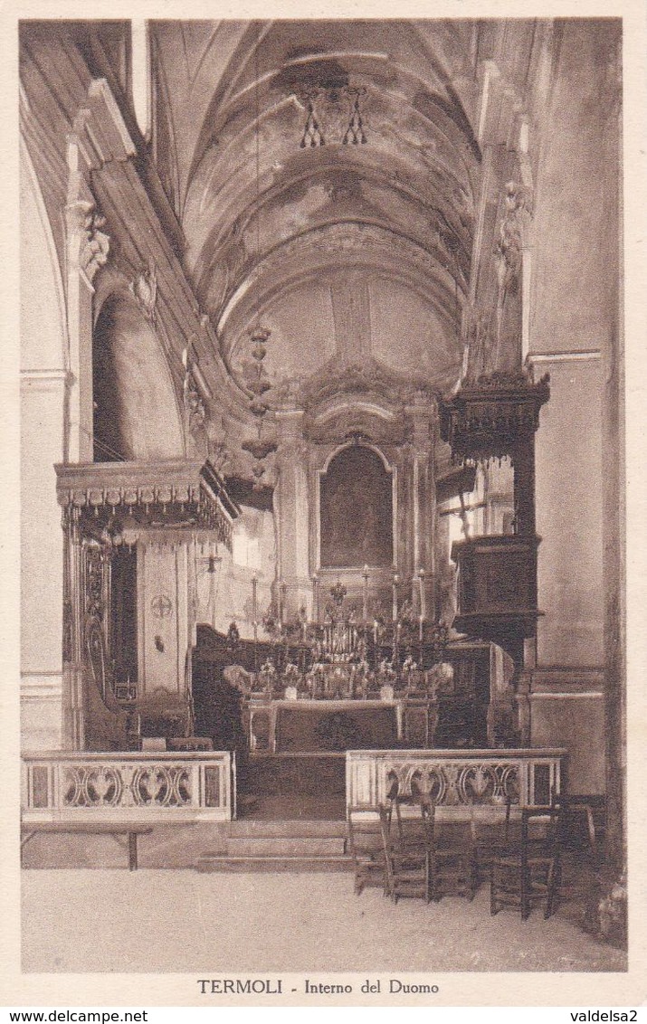 TERMOLI - CAMPOBASSO - INTERNO DEL DUOMO - L'ALTARE - Campobasso