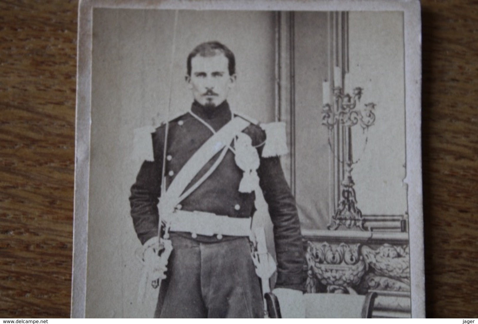 Cdv  Second Empire Le Lancier  Avec Sa Schapska - Guerra, Militares