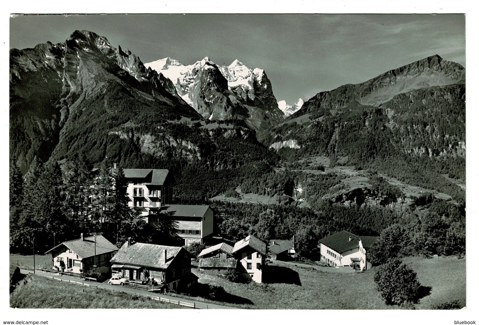 Ref 1377  - Real Photo Postcard - Christl Hospiz Und Ferienheim - Viktoria - Reuti Hasliberg Switzerland - Hasliberg